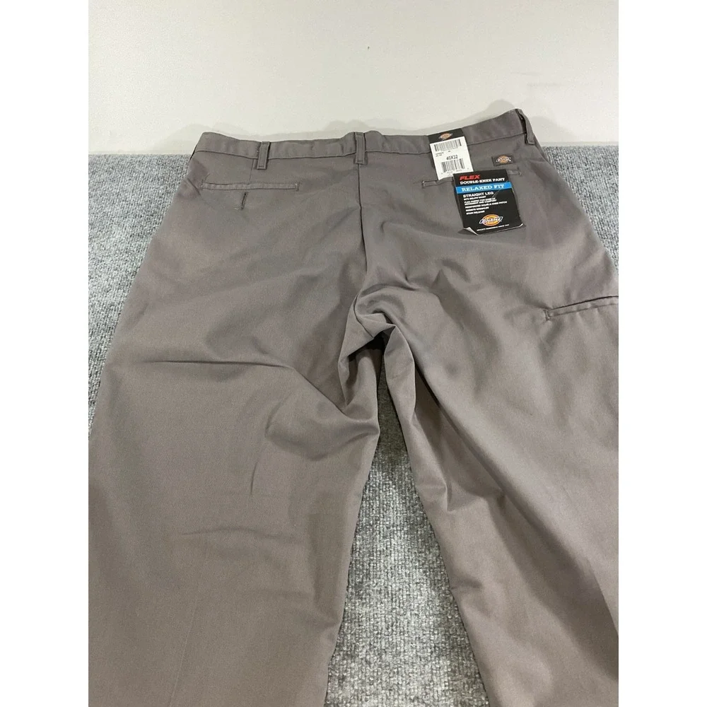 Dickies Flex Double Knee Work Pants Men's 40x32 Relaxed Fit Brown Utility New
